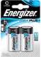 Energizer Max Plus - Wegwerpbatterij C - 2 stuks (2 stuks)