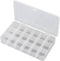 TRU COMPONENTS E-107 Assortimentsdoos (l x b x h) 210 x 112 x 30 mm Aantal vakken: 18 Vaste onderverdeling 1 stuk(s)