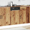 vidaXL - Vaatwaspaneel - Kalmar - 45x1,5x67 - cm - bewerkt - hout - oud - houtkleurig
