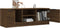 vidaXL - Tv-meubel - 102x35x36,5 - cm - bewerkt - hout - bruin - eikenkleur