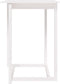 vidaXL - Bartafel - 80x80x110 - cm - massief - grenenhout - wit