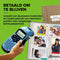 DYMO LetraTag LT-100H - Labelprinter - 2-regelig afdrukken 5 lettergroottes - Blauw