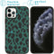 iMoshion Hoesje Geschikt voor iPhone 12 Pro / 12 Hoesje Siliconen - iMoshion Design hoesje - Zwart / Meerkleurig / Groen / Green Leopard