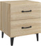 vidaXL - Nachtkastjes - 2 - st - 40x35x47,5 - cm - sonoma - eikenkleurig