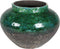 Jar Lindy Green Black donkergroene pot 28 cm ronde bloempot voor binnen
