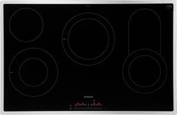 Siemens ET845FCP1D - keramische kookplaat - 5 zones - zwart roestvrijstaal