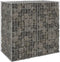 vidaXL - Schanskorfmuur - met - deksels - 900x30x100 - cm - gegalvaniseerd - staal