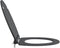 vidaXL - Snelle - Afneembare - Toiletbril - met - Softclose - Duroplast - Antra