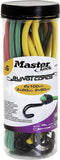 MasterLock - Snelbinderset - 6-delig - Twin Wire haak - Meer kleuren