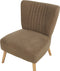 VAASA - Fauteuil - Bruin - Polyester
