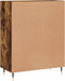 vidaXL - Dressoir - 69,5x34x90 - cm - bewerkt - hout - gerookt - eikenkleurig