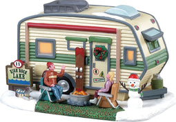 Lemax - 'High Rock Lake Trailer' - Verlicht gebouw - Exclusief adapter (Werkt op batterijen)