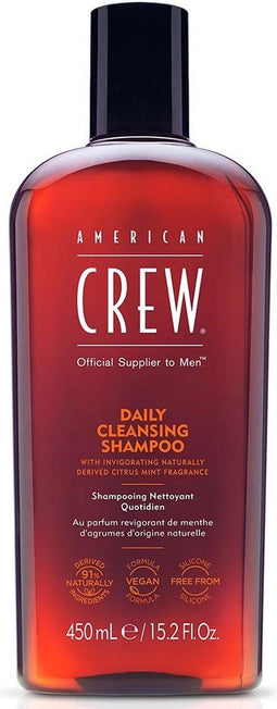 American Crew Daily Cleansing Shampoo | 450 ml | Voor een schone haarbos vrij van product resten