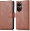 imoshion Hoesje Geschikt voor Oppo Reno 10 Pro / Reno 10 Hoesje Met Pasjeshouder - imoshion Luxe Bookcase - Bruin