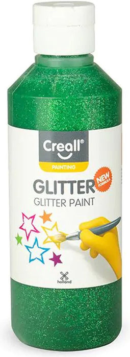 Creall Glitterverf Groen, 250ml