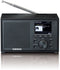 Lenco DAR-017BK - Tafelradio - Bluetooth 5.0 DAB+ FM - Zwart