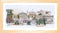 Thea Gouverneur - Borduurpakket met telpatroon - 545 - Voorgesorteerde DMC Garens - Athene Griekenland - Linnen - 79 cm x 50 cm - DIY Kit