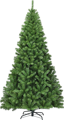 Costway Kerstboom 225 cm - Vouwsysteem PVC - Dichte takken - Groen
