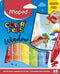 Maped Color’Peps Raamstiften met Doekje 6 Kleuren
