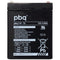 PBQ lead battery 2.9-12, 12 volt 2.9Ah, with 4.8mm Faston plug contacts