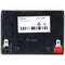 PBQ lead battery 2.9-12, 12 volt 2.9Ah, with 4.8mm Faston plug contacts