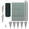 vidaXL - Euro - hek - 25x1,0 - m - staal - groen