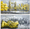 Schilderij DKD Home Decor Stad 120 x 3 x 60 cm Loft (2 Stuks)