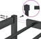 vidaXL - Bedframe - metaal - zwart - 75 - x - 190 - cm