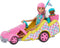 Barbie Stacie - Go-kart - Raceoutfit met afneembare vlag en puppymand - Multi kleuren