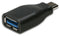i-tec USB 3.1 C - USB 3.0 A - 5 Gbit/s - Zwart