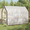vidaXL - Plantenafdekking - met - zeilringen - 3x5 - m - polyethyleen