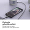 imoshion USB-C naar AUX Kabel - 8.6 centimeter - 3.5mm Audio Kabel - Zwart
