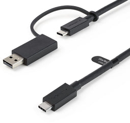 Startech.com USBCCADP - USB-C naar C kabel 1m - 10Gbps dataoverdracht - Zwart