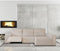 Hoes voor chaise longue met lange armleuning rechts Eysa JAZ Beige 180 x 120 x 360 cm