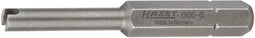 Hazet 666-6 - Klepdraaisbit - Zeskant ISO 1173 C6,3 (1/4) - Speciaal staal