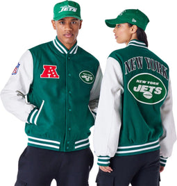 New Era - New York Jets - NFL Patch Green Varsity Jacket