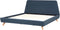 VIENNE - Tweepersoonsbed - Blauw - 180 x 200 cm - Polyester