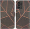iMoshion Hoesje Geschikt voor Samsung Galaxy A13 (4G) Hoesje Met Pasjeshouder - iMoshion Design Softcase Bookcase - Zwart / Black Graphic
