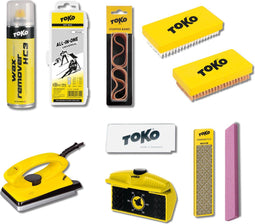 Toko Wax en Slijpset - Ski- en snowboard onderhoud - 10-delige set