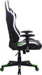 Gamestoel Tornado bureaustoel - ergonomisch verstelbaar - racing gaming stoel - zwart groen