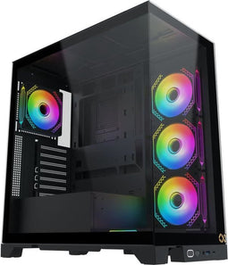 PC-behuizing - XIGMATEK - Endorphin Ultra (zwart) - Middelgrote toren - ATX-formaat - A-RGB LED-ventilatoren