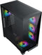 PC-behuizing - XIGMATEK - Endorphin Ultra (zwart) - Middelgrote toren - ATX-formaat - A-RGB LED-ventilatoren