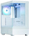 PC-behuizing - ZALMAN - P10 - Minitower - M-ATX - Wit - Gehard glas - USB-C en A-RGB