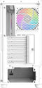 PC-behuizing zonder voeding - XIGMATEK Endorphin Air Arctic V2 (wit) - Medium toren - E-ATX-formaat