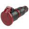 PC Electric 24732-sr Koppeling met randaarde Rubber, PA6 250 V Zwart, Rood IP54