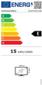 PC-scherm - CONTINENTAL EDISON - CELEDMON22B6 - 22 FHD - VA-paneel - 14 ms - 75 Hz - HDMI / VGA