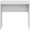 vidaXL - Schrijfbureau - Wit - MDF - 80 - x - 40 - x - 76 - cm - Eenvoudig - Schrijfbureau