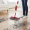 Clean Maxx Accu bezem zwenkveger G2, 7,2V rood