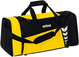 ERIMA Six Wings - Sporttas Maat S - Geïntegreerd natvak - Geel-Zwart