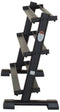 Inspire DBRHB - 3‑laags Dumbbellrek - Capaciteit 10-20 paar - Zwart
